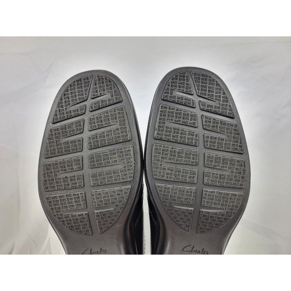Clarks Escalade Step Leather Loafer Shoes Sneakers Mens Size 10 Wide Black 14885 - Picture 11 of 11